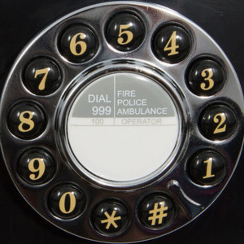 GPO Retro GPOAUDBK Audrey Bedside Push Button Telephone - Black (Large Item, Black)