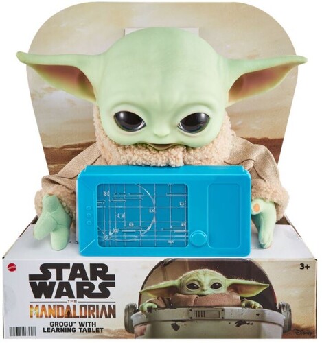 Mattel Collectible - Star Wars, The Mandalorian: The Child Plush and Tablet (Baby Yoda, Grogu) (Large Item, Plush, Collectible, AE Exclusive)