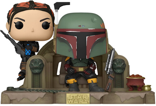 FUNKO POP! MOMENTS: Mandalorian- Boba Fett & Fennec Shand (Large Item, Vinyl Figure)