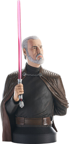 Diamond Select - Star Wars Revenge Of The Sith Count Dooku 1/6 Scale Bust (Large Item, Statue, Collectible)