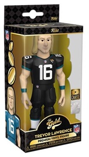 FUNKO GOLD 5 NFL: Jaguars - Trevor Lawrence (Styles May Vary) (Vinyl Figure, Chase Variant)