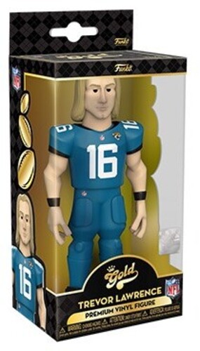 FUNKO GOLD 5 NFL: Jaguars - Trevor Lawrence (Styles May Vary) (Vinyl Figure, Chase Variant)