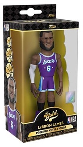 FUNKO GOLD 5 NBA: Lakers - LeBron James (City Uniform) (Vinyl Figure, Chase Variant)