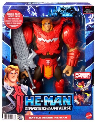 Mattel Collectible: He-Man And The Masters of the Universe: Battle Armor He-Man With Power Attack (Large Item, Action Figure, Collectible)