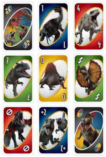 Mattel Games - UNO Jurassic World Dominion (Card Game, Table Top Game)