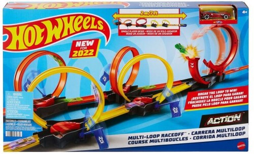 Mattel - Hot Wheels Multi-Loop Raceoff (Large Item, Toy Car)