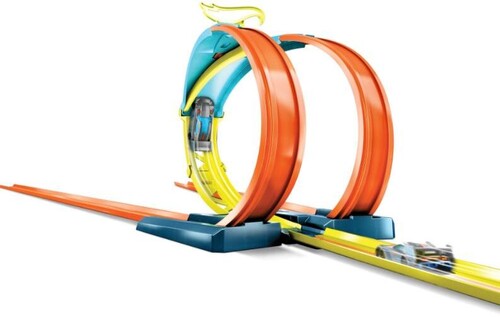 Mattel - Hot Wheels Track Builder Unlimited Split loop Pack (Large Item, Toy Car)