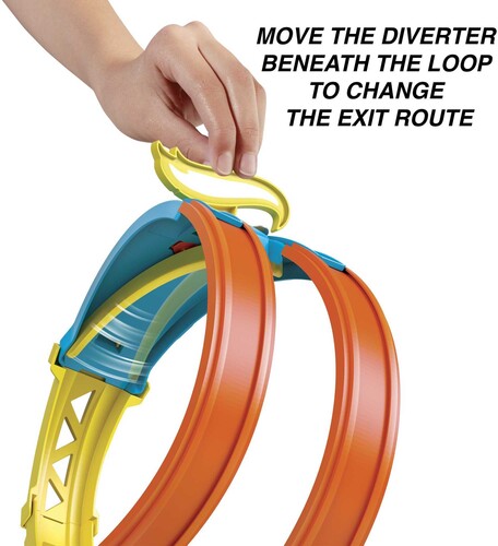 Mattel - Hot Wheels Track Builder Unlimited Split loop Pack (Large Item, Toy Car)