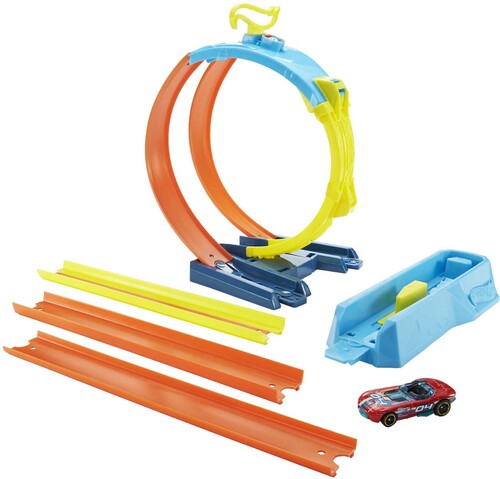 Mattel - Hot Wheels Track Builder Unlimited Split loop Pack (Large Item, Toy Car)