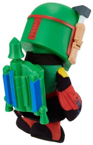 Mattel Collectible: Star Wars: The Book of Boba Fett: Rocket Launching Boba Fett Feature Plush (Large Item, Plush)