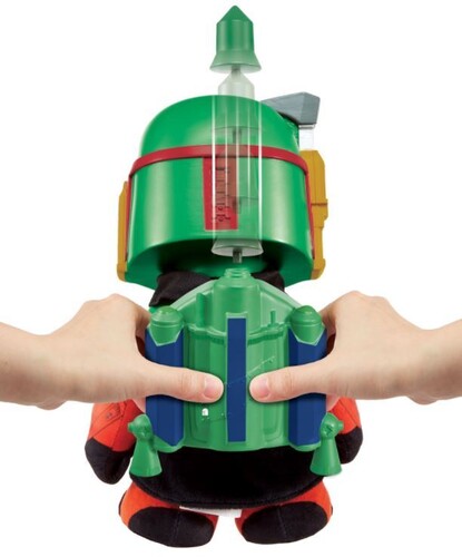 Mattel Collectible: Star Wars: The Book of Boba Fett: Rocket Launching Boba Fett Feature Plush (Large Item, Plush)