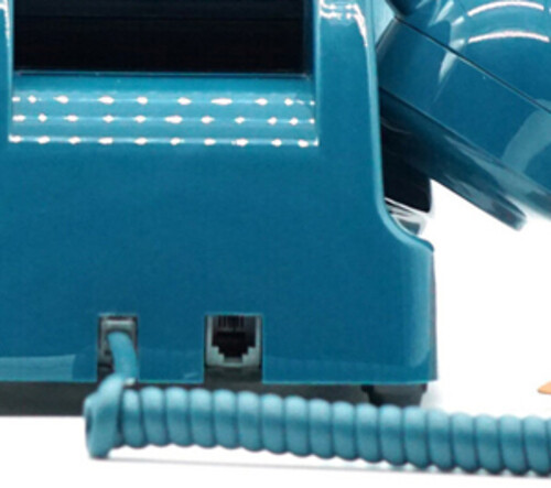 GPO Retro GPO746DPBAZ 746 Desktop Push Button Telephone - Azure Blue (Large Item, Blue)