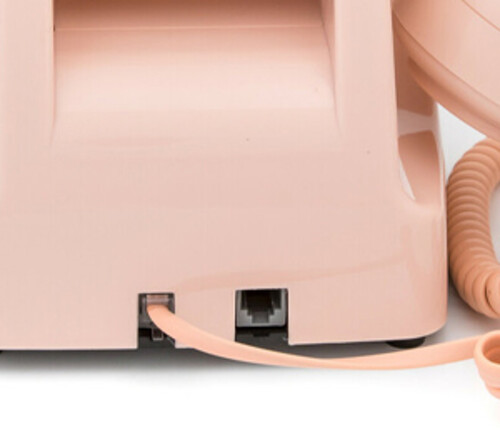 GPO Retro GPO746DPBPN 746 Desktop Push Button Telephone - Carnation Pink (Large Item, Pink)