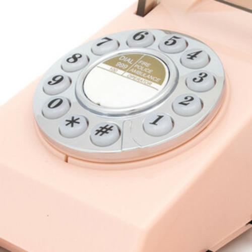 GPO Retro GPOTRMP Trim phone Desktop or Wall Mountable - Pink (Pink)