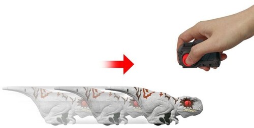Mattel - Jurassic World Dominion Uncaged Click Tracker Speed Dino (Figure)