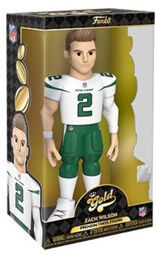 FUNKO GOLD 12 NFL: NY Jets- Zach Wilson (Styles May Vary) (Large Item, Vinyl Figure)