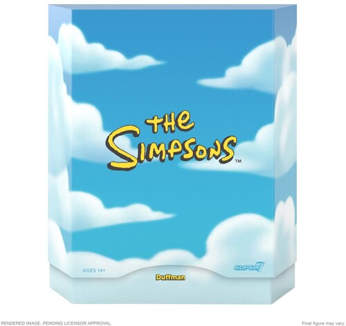 Super7 - The Simpsons ULTIMATES! Wave 2 - Duffman (Large Item, Collectible, Figure, Action Figure)