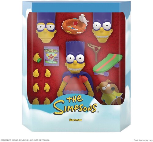 Super7 - The Simpsons ULTIMATES! Wave 2 - Bartman (Large Item, Collectible, Figure, Action Figure)