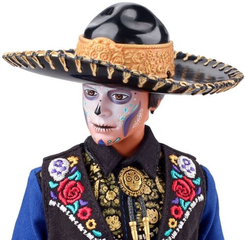 Mattel - Barbie Collector Ken Dia De Muertos Doll 2022, Limited Edition (Large Item, Collectible, Limited Edition, Doll)