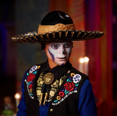 Mattel - Barbie Collector Ken Dia De Muertos Doll 2022, Limited Edition (Large Item, Collectible, Limited Edition, Doll)