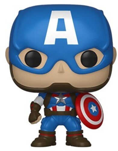ÁO THUN ( TEE )  + FUNKO POCKET POP!  : Marvel- Captain America- L(KD) (Vinyl Figure, Size Large)