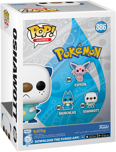 FUNKO POP! GAMES: Pokemon- Oshawott (Vinyl Figure)