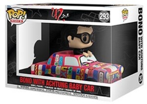 FUNKO POP! RIDE SUPER DELUXE: U2 - Bono with Achtung Baby Car (Large Item, Vinyl Figure)
