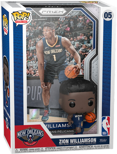 FUNKO POP! TRADING CARDS: Trading Cards: Zion Williamson (Large Item, Vinyl Figure)