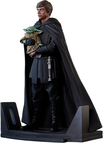Diamond Select - STAR WARS: THE MANDALORIAN LUKE SKYWALKER AND GROGU PREMIER COLLECTION 1/7 SCALE STATUE (Large Item, Statue, Collectible)