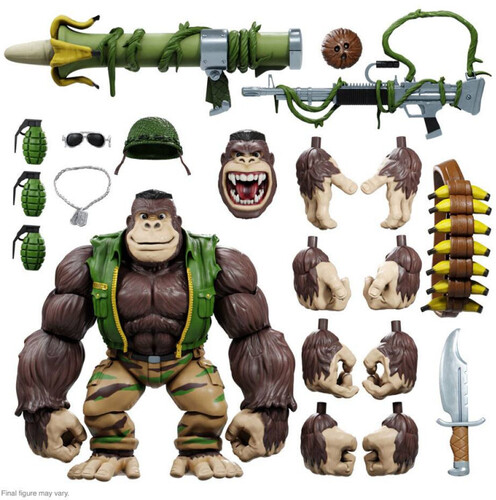 Super7 - TMNT Teenage Mutant Ninja Turtles ULTIMATES! Wave 7 - Guerrilla Gorilla (Large Item, Collectible, Figure, Action Figure)