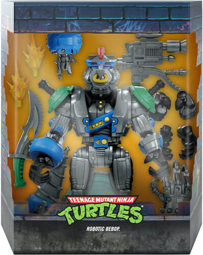 Super7 - TMNT Teenage Mutant Ninja Turtles ULTIMATES! Wave 7 - Robotic Bebop (Large Item, Collectible, Figure, Action Figure)