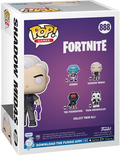FUNKO POP! GAMES: Fortnite- Shadow Midas (Vinyl Figure)