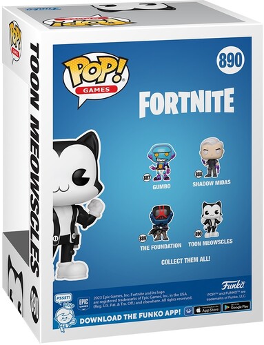 FUNKO POP! GAMES: Fortnite- Toon Meowscles (Vinyl Figure)