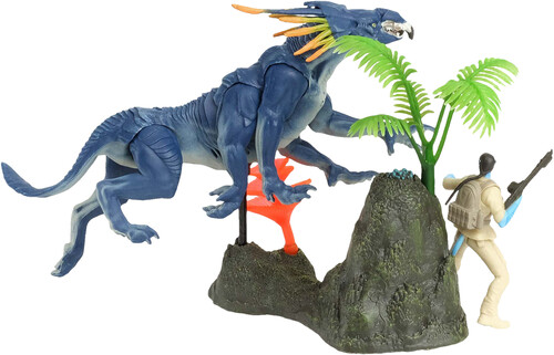 McFarlane - AVATAR - World of Pandora Med Dlx Set - A1 Jake Vs. Thanator (Action Figure)