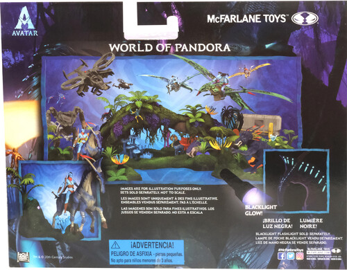 McFarlane - AVATAR - World of Pandora Med Dlx Set - A1 Tsu'tey & Direhorse (Large Item, Action Figure)