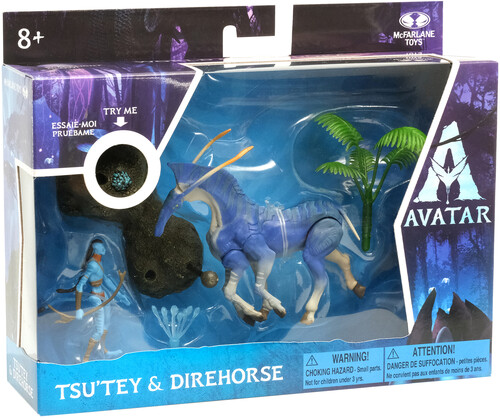 McFarlane - AVATAR - World of Pandora Med Dlx Set - A1 Tsu'tey & Direhorse (Large Item, Action Figure)