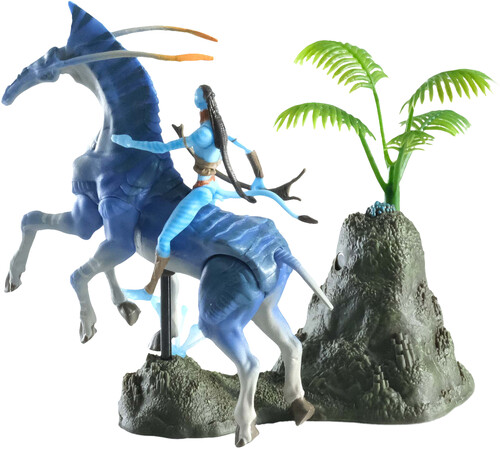 McFarlane - AVATAR - World of Pandora Med Dlx Set - A1 Tsu'tey & Direhorse (Large Item, Action Figure)