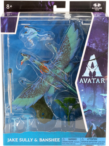 McFarlane - AVATAR - World of Pandora Lrg Dlx Set - A1 Jake Skully & Banshee (Bob) (Large Item, Action Figure)