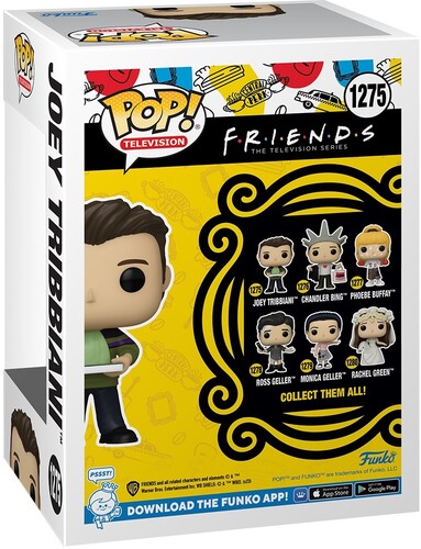 FUNKO POP! TELEVISION: Friends- Joey w/ Pizza (Vinyl Figure)