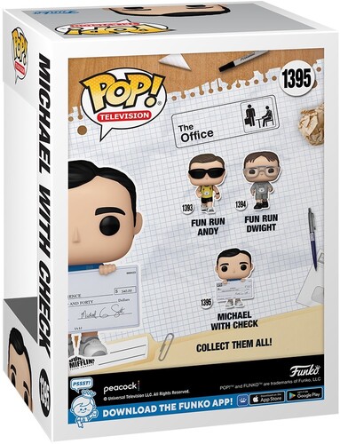 FUNKO POP! TELEVISION: The Office- Michael With Check (Vinyl Figure)