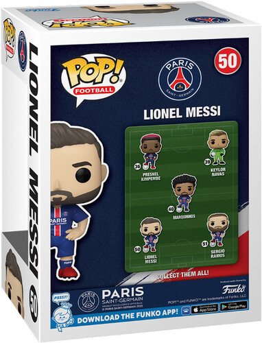 FUNKO POP! FOOTBALL: PSG- Lionel Messi (Vinyl Figure)