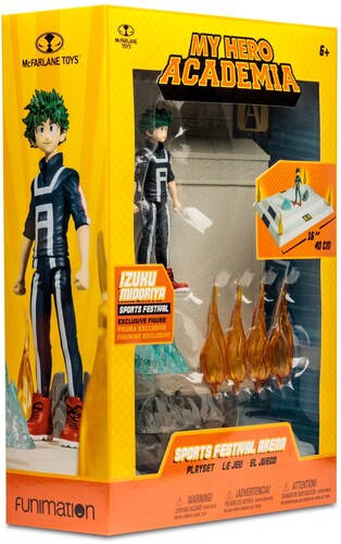 McFarlane - My Hero Academia - Sports Festival Arena + Midoriya Figure (MHA) (Large Item, Action Figure)