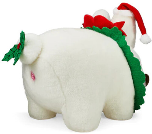 NECA - Frank Kozik - Labbit Holiday Wreath Labbit 14 Plush (Large Item, Plush)