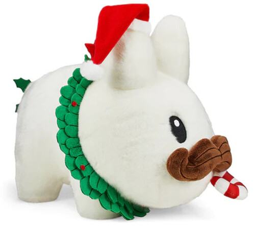 NECA - Frank Kozik - Labbit Holiday Wreath Labbit 14 Plush (Large Item, Plush)