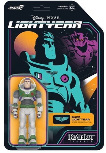 Super7 - Disney And Pixar's Lightyear Reaction Figure Wave 1 - Buzz Lightyear (Collectible, Figure, Action Figure)
