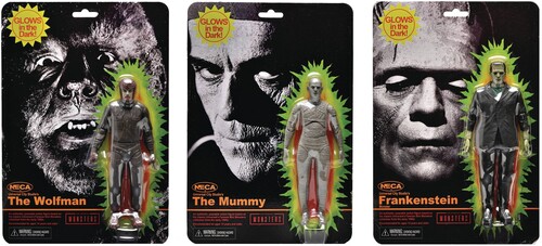 NECA - Universal Monsters - Retro Glow In The Dark 7" Action Figure Assortment (Large Item, Assortment)
