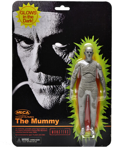 NECA - Universal Monsters - Retro Glow In The Dark 7" Action Figure Assortment (Large Item, Assortment)