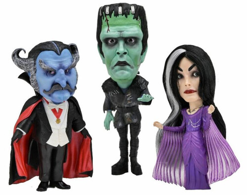NECA - Rob Zombie's Munsters - Little Big Head Stylized Figure 3pk (Large Item, Figure, Collectible)