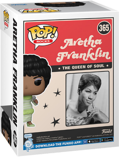 FUNKO POP! ROCKS: Aretha Franklin (Green Dress) (Vinyl Figure)