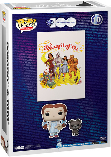 FUNKO POP! MOVIE POSTER: Wizard of Oz- Dorothy and Toto (Large Item, Vinyl Figure)